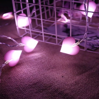 Гирлянда 'Сердца розовые', артикул  5