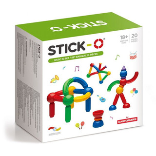 Конструктор STICK-O Basic 20 Set, для мальчиков и девочек, 901002