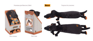 Ваксон в футболке в кактусы. Размер 25 см 6