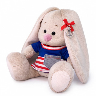 Зайка Ми в морской футболке. Размер 15 см 2