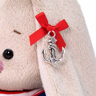 Зайка Ми в морской футболке. Размер 15 см 4