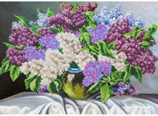 Набор вышивки бисером 'Букет сирени', 39х28 см, Паутинка 1