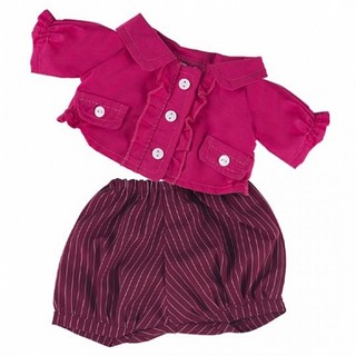 Курточка и шортики цвета вишни для Зайки Ми, размер 23 см