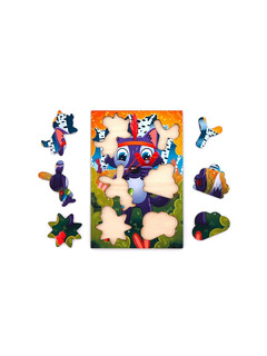 Деревянный пазл MR.PUZZ Серый волк 2