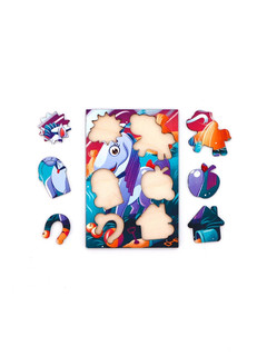 Деревянный пазл MR.PUZZ Верный пони 2