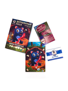 Деревянный пазл MR.PUZZ Мишка косолапый 1