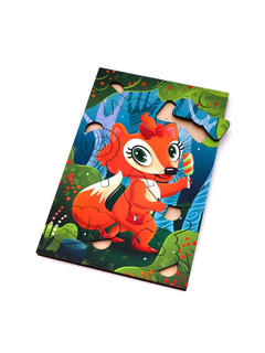 Деревянный пазл MR.PUZZ Лисичка сестричка 3