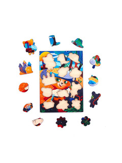 Деревянный пазл MR.PUZZ Кот в сапогах 2