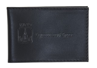 Обложка для студенческого билета МГУ имени М.В. Ломоносова, тиснение, цвет тёмно-синий