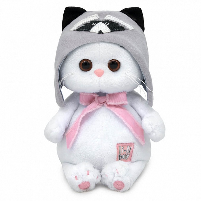 Ли-ли Baby в шапочке – енот. Размер 20 см