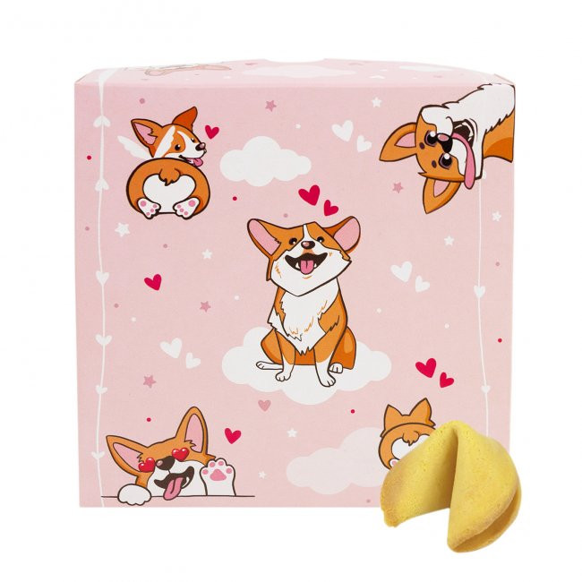 Печенье с предсказанием 'Корги и любовь', артикул KW174-001109