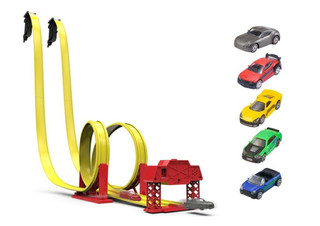 Двойной трек с хронографом (5 машин) Halsall Toys Internationals 2