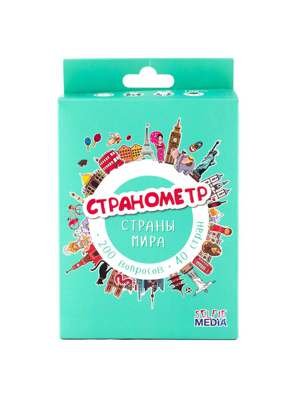 Настольная игра 'Странометр. Страны мира' Selfie Media