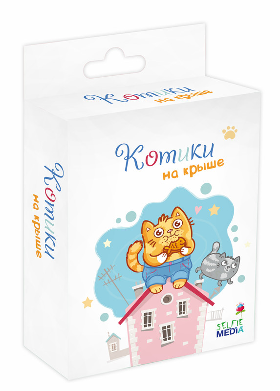 Настольная игра 'Котики на крыше' Selfie Media, цвет мультиколор