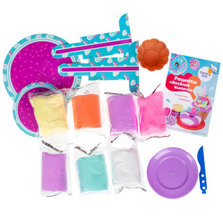 Набор для лепки из легкого пластилина 'Весёлая выпечка' GENIO KIDS 8