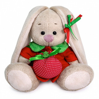 Зайка Ми в красном пальто. Размер 15 см 1