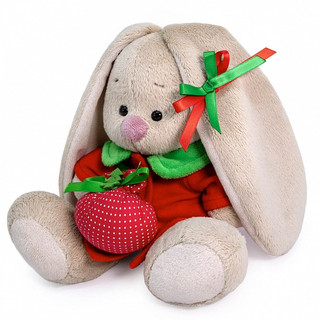 Зайка Ми в красном пальто. Размер 15 см 2