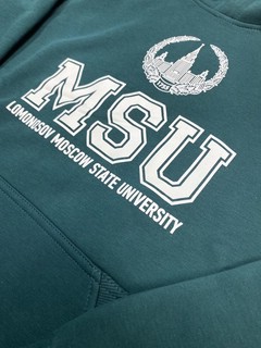 Толстовка с логотипом МГУ имени М.В. Ломоносова (лат) 3