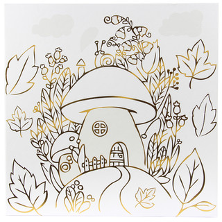 Роспись по холсту 'Сказочный домик' Фабрика фантазий, цвет бежевый 2