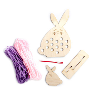 Шнуровка пряжей 'Зайки' Фабрика фантазий 3