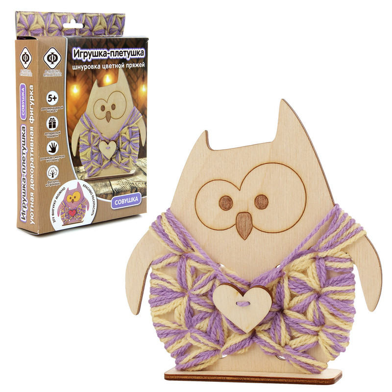 Шнуровка пряжей 'Совушка' Фабрика фантазий