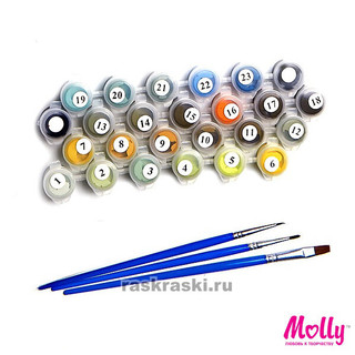 Картина по номерам 'Аромат осени', 30x30 см, Molly 4