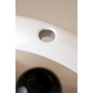 Ваза керамическая 'Орбита', настольная, бело-чёрная, 24 см 4