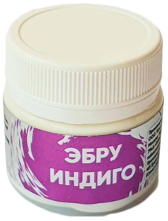 Краска для рисования на воде белая, 20 мл, арт. Эбру Индиго, ...