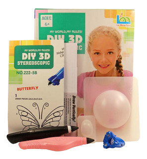 Набор из 2-х 3D ручек (Мэджик Глю) Бабочка 2
