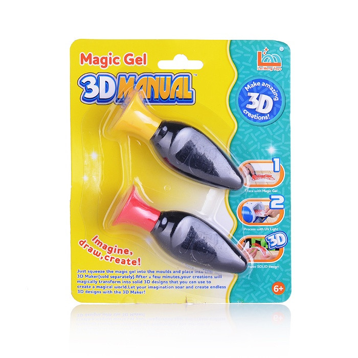 Комплект для 3D Спинера (Мэджик Глю), 2 шт