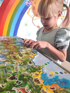 Магнитная карта 'Животный мир России' ГеоПазл 7