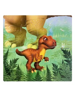 Набор пазлов 'Динозаврик' 4 в 1, ГеоПазл 5