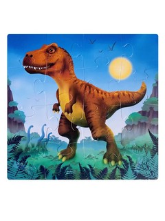 Набор пазлов 'Динозаврик' 4 в 1, ГеоПазл 6