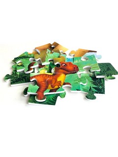 Набор пазлов 'Динозаврик' 4 в 1, ГеоПазл 7