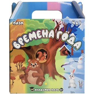 Набор пазлов "Времена года" 4 в 1, ГеоПазл