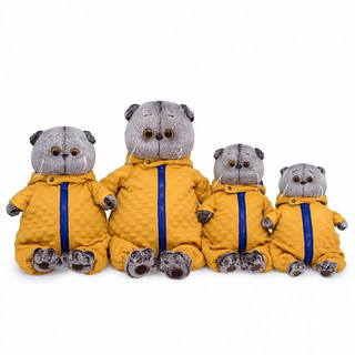 Басик в стеганом комбинезоне. Размер 19 см 5