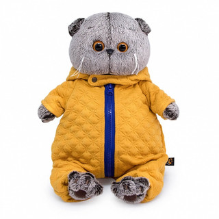 Басик в стеганом комбинезоне. Размер 19 см 1