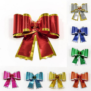 Бант 3.2 см на липучке, двойной зеркальный, в ассортименте. Ц...