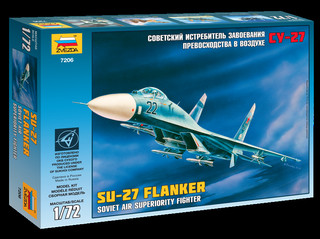 Сборная модель ZVEZDA Самолет 'Су-27'