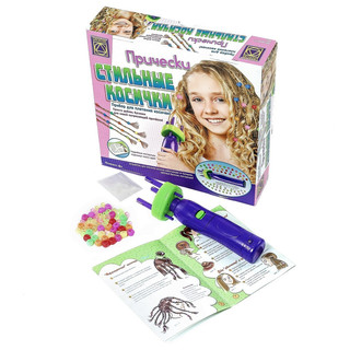 Набор для творчества CREATIVE TOYS LTD Стильные Косички с машинкой для плетения 2
