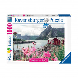 Пазл 'Рейне, Лофотенские острова, Норвегия', 1000 элементов Ravensburger