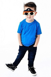 Очки солнцезащитные 'Пират' SUN-STACHES, цвет белый, черный, красный 3