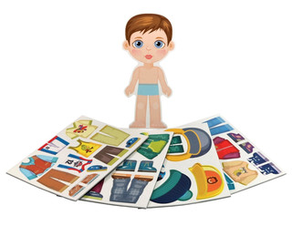 Магнитная игра ДЕСЯТОЕ КОРОЛЕВСТВО Одевашки. Антошка 3