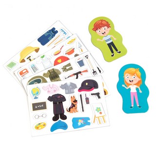 Игра 'Одевашки. Профессии' магнитная, Десятое Королевство 3