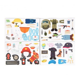 Игра 'Одевашки. Профессии' магнитная, Десятое Королевство 4