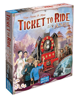 Настольные игры 'Ticket to Ride: Азия' Hobby World, цвет разноцветный 1