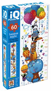 IQ Пазл-ростомер макси 'Мой весёлый цирк' 60 деталей