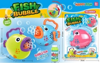 Машинка для запуска пузырей 'Рыбка' 110 мл, Junfa Toys 2