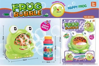 Машинка для запуска мыльных пузырей 'Лягушонок' 110 мл, Junfa Toys 2