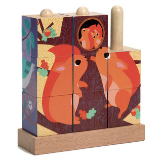 Кубики пазл 'В лесу' DJECO